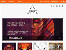 Tablet Screenshot of irrupt.com